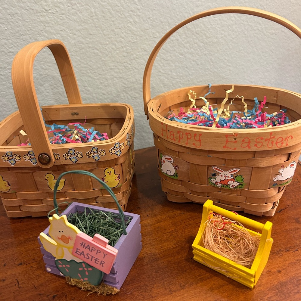 Brown and Yellow Holiday Decor Basket Set